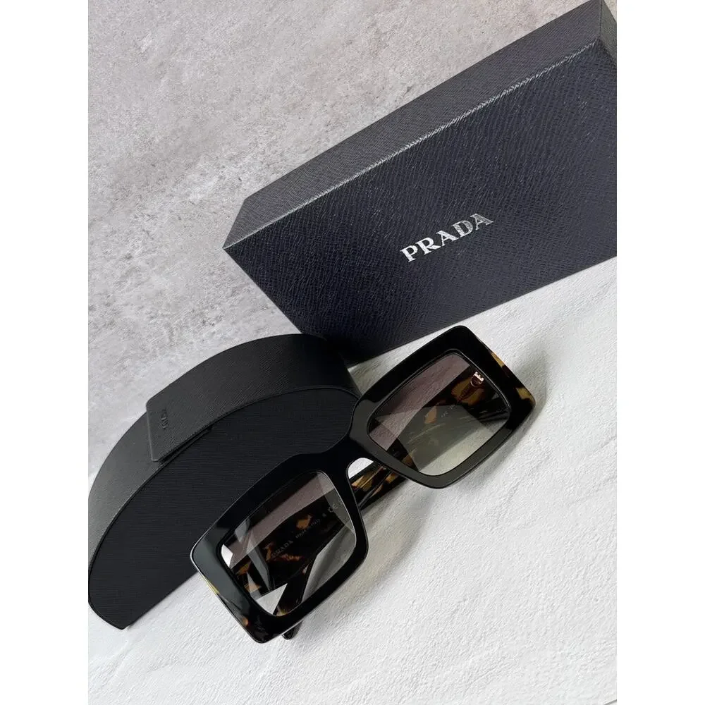 NEW Prada PR D01S Sunglasses in Black Tortoise $390